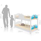 Beliche Infantil Marinheiro Com 2 Colchões