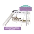 Beliche Infantil Mission Com Escorregador E 2 Grades Casatema