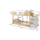 Beliche Infantil Montessoriana Escada Lateral Casinha Grade D