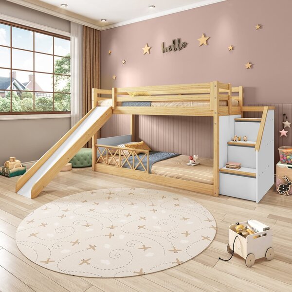 Beliche Infantil Montessoriana Escada Lateral Escorregador Gr