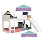 Beliche Infantil Montessoriano Com Escorregador E Tenda Fun C