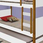Beliche Infantil Montessoriano Heloisa Com Cama Auxiliar Bran