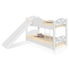 Beliche Infantil Nuvem Cinza com Escorregador e Colchões