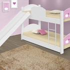 Beliche Infantil Nuvens Meninas com Escorregador