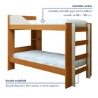 Beliche Infantil Para Quarto De Solteiro Onix Cinamomo/off Wh