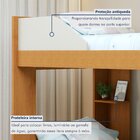 Beliche Infantil Para Quarto De Solteiro Onix Cinamomo/off Wh