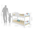 Beliche Infantil Pipas Com 2 Colchões