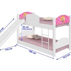 Beliche Infantil Princesa Com 2 Colchões