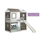 Beliche Infantil Rústico Club House Escorregador Tenda Camuf