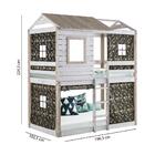 Beliche Infantil Rústico Club House Tenda Camuflada - Casatema