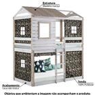 Beliche Infantil Rústico Club House Tenda Camuflada - Casatema