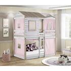 Beliche Infantil Rústico Club House Tenda Rosa - Casatema