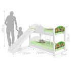 Beliche Infantil Safari Com Escorregador