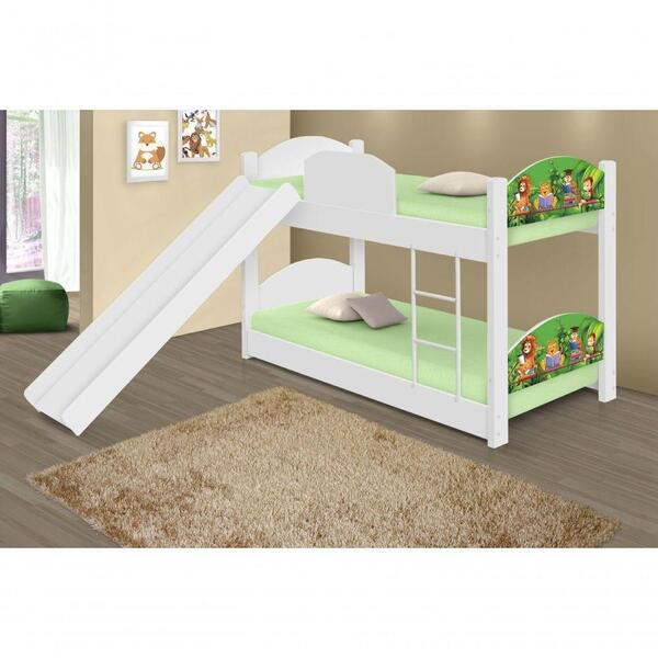 Beliche Infantil Safari Com Escorregador