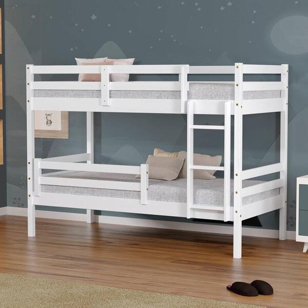 Beliche Infantil Slim Com Grade De Proteção Madeira Maciça Br