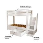 Beliche Infantil Star Plus Com 2 Gavetas Branco - Casatema