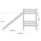 Beliche Infantil Teen Play C/ Escorregador, Telhado Completo