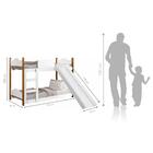 Beliche Infantil Theo Branco Com Escorregador