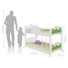 Beliche Infantil Unicórnio Feliz com 2 Colchões