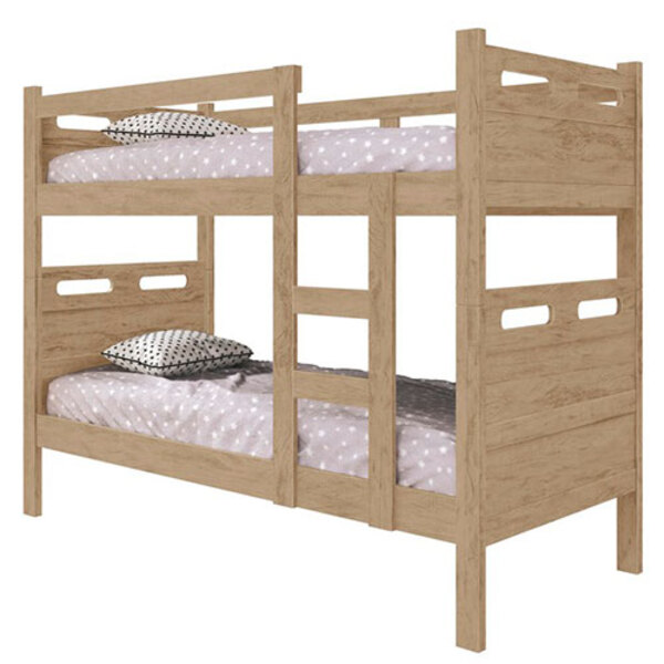 Beliche Jaspe Mdp/mdf Para Colchão 88x188cm Teca