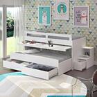 Beliche Juvenil 2 Gavetas Escrivaninha E Escada