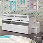 Beliche Juvenil 2 Gavetas Escrivaninha E Escada