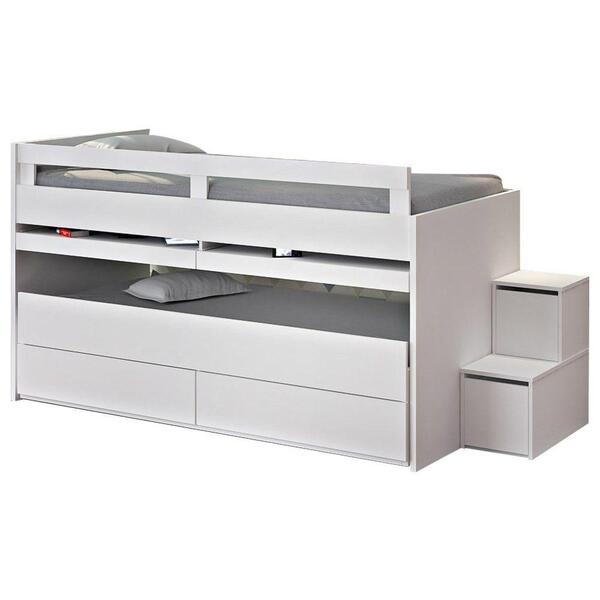 Beliche Juvenil 2 Gavetas Escrivaninha E Escada