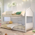 Beliche Juvenil Casinha Branca Com Colchões