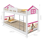 Beliche Juvenil Casinha Menina Moça