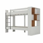 Beliche Juvenil Jonava 2 Portas Com Estante Espresso Móveis B