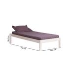 Beliche Juvenil Prime Iii Com Escrivaninha Branco - Casatema