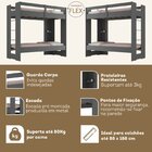 Beliche Juvenil Savana 1 Prateleira Yescasa Grafite