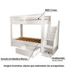 Beliche Juvenil Star Plus Com 2 Gavetas Branco - Casatema