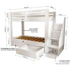 Beliche Juvenil Star Plus Com 2 Gavetas Branco - Casatema