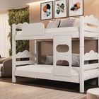 Beliche Kênia Solteiro Branco - Carmolar Móveis