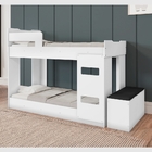 Beliche Loyon Solteiro Branco Com Baú