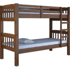 Beliche Madeira Maciça Itália Castanho Com 2 Colchões D20 88x