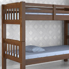 Beliche Madeira Maciça Itália Castanho Com 2 Colchões D20 88x