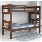 Beliche Madeira Maciça Itália Castanho Com 2 Colchões Pro Lif