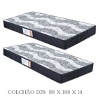 Beliche Madeira Maciça Itália Castanho Com 2 Colchões Pro Lif