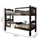 Beliche Madeira Maciça Palmo - Tabaco