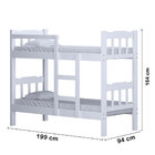 Beliche Madeira Maciça Tauari Nemargi Branca