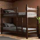 Beliche Madeira Maciça - Vira 2 Camas - Com Colchões Inclusos