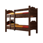 Beliche Madrid Com Grades De Proteção E Cama Removível - Café