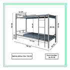 Beliche Militar Slim Para Alojamento/ Hospital / Quarto Solte