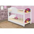 Beliche Mini Cama Borboletas Com 2 Colchões