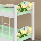 Beliche Mini Cama Casal Dinossauros Com Escorregador