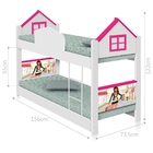 Beliche Mini Cama Casinha Menina Moça