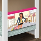 Beliche Mini Cama Casinha Menina Moça Com Escorregador E Colc