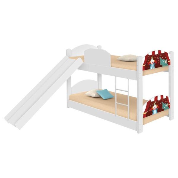 Beliche Mini Cama Circo Com Escorregador